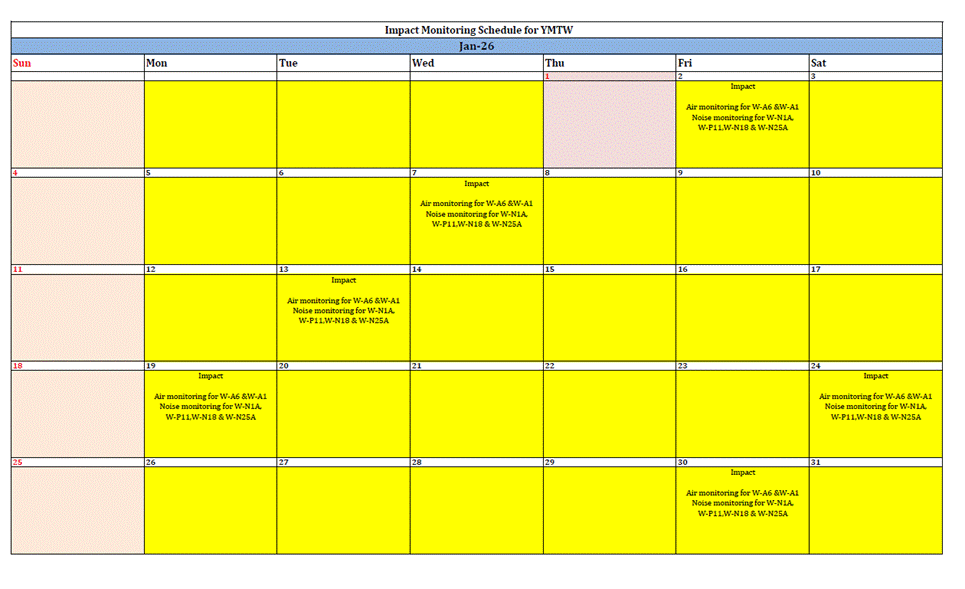 A yellow calendar with black text
AI-generated content may be incorrect.